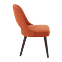 Nola - Dining Side Chair (Set of 2) - Orange / Dark Brown - INK+IVY - Chair Sets - Elite Enclave Home