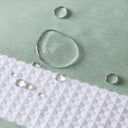 Spa Waffle - 72" Shower Curtain With 3M Treatment - Aqua - Madison Park - Shower Curtains - Elite Enclave Home