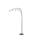 Four Lights LED Arc Floor Lamp - Nickel - HomeRoots - Floor Lamps - Elite Enclave Home