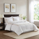 Nile - 4 Piece King Sateen With Embroidery Oversized Comforter Set - Multi