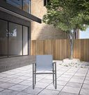 Metal Outdoor Dining Chair (Set of 2) - Light Gray