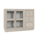 Isha - 3 Drawers 2 Door Cabinet - White Washed