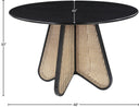 Butterfly - Solid Wood And Natural Cane Table - Meridian Furniture - Dining Tables - Elite Enclave Home