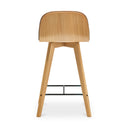 Napoli - Leather Counter Stool - Tan - Moe's Home Collection - Counter Height (24" - 27") - Elite Enclave Home