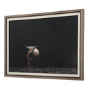 King Of The Hill - Framed Bovine Print - Black - Uttermost - Framed Prints- Elite Enclave Home