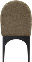 Waldorf - Boucle Dining Side Chair With Black Legs - Meridian Furniture - Side Chairs - Elite Enclave Home