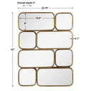 Canute - Modern Mirror - Gold