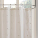 Brooklyn - Pom Pom Shower Curtain - Ivory - Urban Habitat - Shower Curtains - Elite Enclave Home