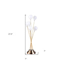 Six Light Globe Desk or Table Lamp - Yellow Gold