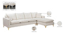 Naomi - Reversible Sectional - Meridian Furniture - Stationary Sectionals - Elite Enclave Home