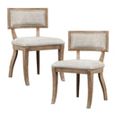 Marie - Dining Chair (Set of 2) - Beige / Light Natural - Madison Park Signature - Chair Sets - Elite Enclave Home