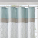 Shawnee - Printed And Embroidered Shower Curtain - Seafoam - 510 Design - Shower Curtains - Elite Enclave Home