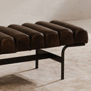 Harrison - Bench - Dark Brown - Moe's Home Collection - Upholstered Benches - Elite Enclave Home