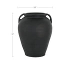 Jovi - Terracotta Vase - Black - Moe's Home Collection - Vases & Jars - Elite Enclave Home