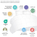 Stay Puffed - Overfilled Down Alternative King Comforter - White