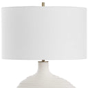 Duostacked - Ceramic Table Lamp - White - Uttermost - Table Lamps- Elite Enclave Home