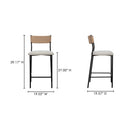 Foley - Counter Stool - White - Moe's Home Collection - Counter Height (24" - 27") - Elite Enclave Home