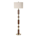 Stacked - Wooden Floor Lamp - Dark Brown - Uttermost - Floor Lamps- Elite Enclave Home