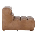 Ramsay - Leather Slipper Chair - Tan - Moe's Home Collection - Armless Chairs - Elite Enclave Home
