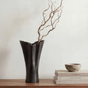 Yeri - Cast Aluminum Vase - Black - Moe's Home Collection - Vases & Jars - Elite Enclave Home