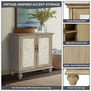 Driscoll - 2 Door Cabinet - Reclaimed Natural - Madison Park - Accent Cabinets - Elite Enclave Home