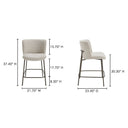 Early - Counter Stool - Beige - Moe's Home Collection - Counter Height (24" - 27") - Elite Enclave Home