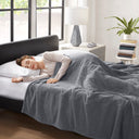 Dream Soft Heated - Twin Blanket - Gray