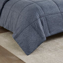 Comfort Cool Jersey Knit - Oversized Down Alternative Comforter - Navy