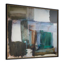 Green Fields - Framed Abstract Canvas - Black / Blue / Green / Orange / White / Yellow - Uttermost - Canvas Art - Elite Enclave Home