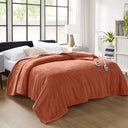 Dream Soft Heated - Full Blanket - Rust