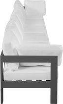 Nizuc - Outdoor Patio 6 Seat Modular Sofa With Gray Frame - Meridian Furniture - Stationary Sectionals- Elite Enclave Home