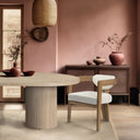 Carlyle - Dining Chair With Natural Frame - Meridian Furniture - Arm Chairs - Elite Enclave Home