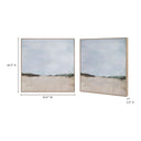 Grasslands - Framed Painting - White - Moe's Home Collection - Framed Prints - Elite Enclave Home