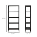 Nolan - Bookcase - Black - Moe's Home Collection - Etageres - Elite Enclave Home