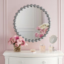 Marlowe - 27" Round Wall Decor Mirror - Silver - Madison Park Signature - Wall Mirrors - Elite Enclave Home
