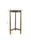 Eternity - Brass Accent Table - Bronze