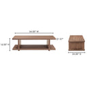 Miri - Coffee Table - Walnut - Moe's Home Collection - Coffee Tables - Elite Enclave Home