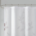 Cecily - Burnout Printed Shower Curtain - Mauve - Madison Park - Shower Curtains - Elite Enclave Home
