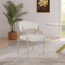 Privet - Dining Chair (Set of 2) - Gold Base - Meridian Furniture - Chair Sets - Elite Enclave Home
