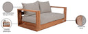 Tulum - Water Resistant Outdoor Loveseat - Meridian Furniture - Loveseats- Elite Enclave Home