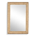 Twisted Seagrass - Large Mirror - Woodtone