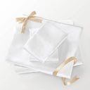 Satin - 4 Piece Twin Luxury Sheet Set - White