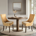 Ultra - Ultra Upholstered Dining Side Chairs With Legs (Set of 2) - Gold - Madison Park Signature - Chair Sets - Elite Enclave Home