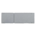Uttermost Bea Outdoor Pool Chaise Cushion – textured charcoal gray solution-dyed acrylic fabric, 77″W × 24.75″D outdoor cushion 
