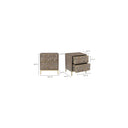Corolla - Nightstand - Gray - Moe's Home Collection - Accent Nightstands - Elite Enclave Home