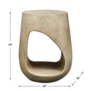 Lithos - Outdoor Accent Table - Gray