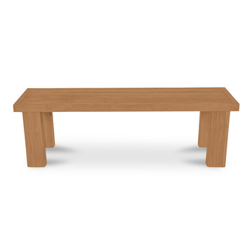Marina - Outdoor Dining Bench - Light Brown