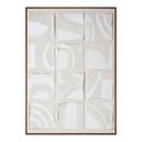 Unfold - 1 Framed Print - White - Moe's Home Collection - Framed Prints - Elite Enclave Home