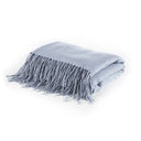 Zennia - 7 Piece Printed Comforter Set With Throw Blanket - Blue