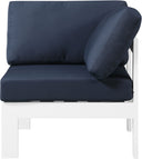 Meridian Nizuc Outdoor Patio Corner Chair – modular design with waterproof fabric cushions and aluminum frame